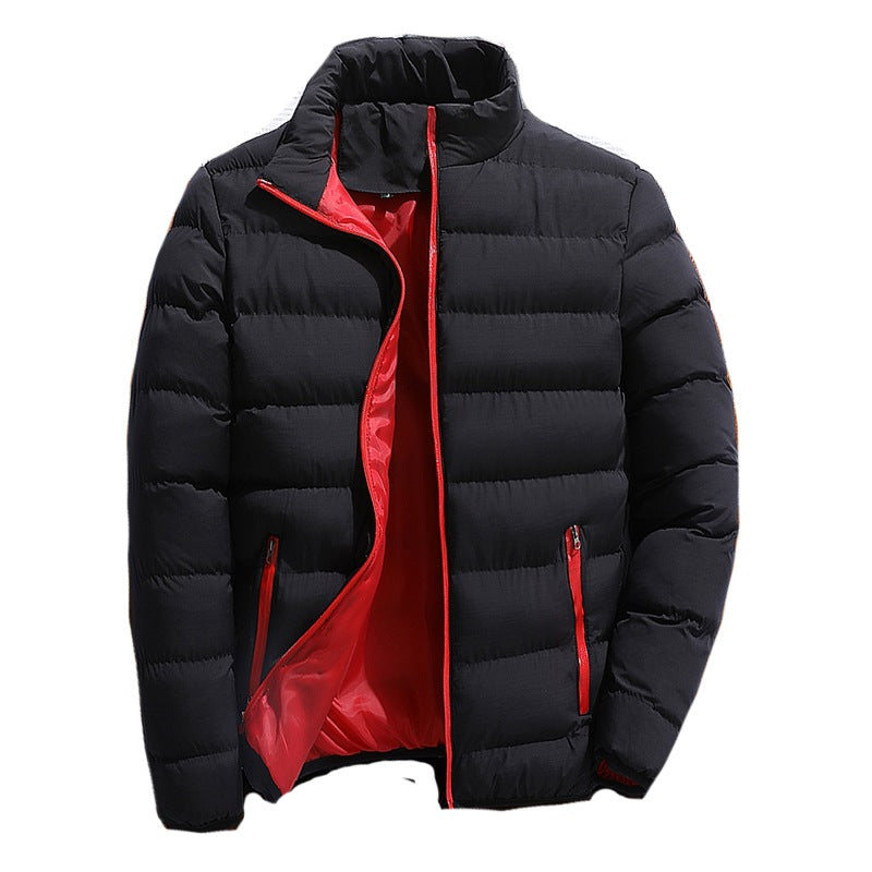 Men Winter cotton padded clothes Long Jacket Warm Coat par ka