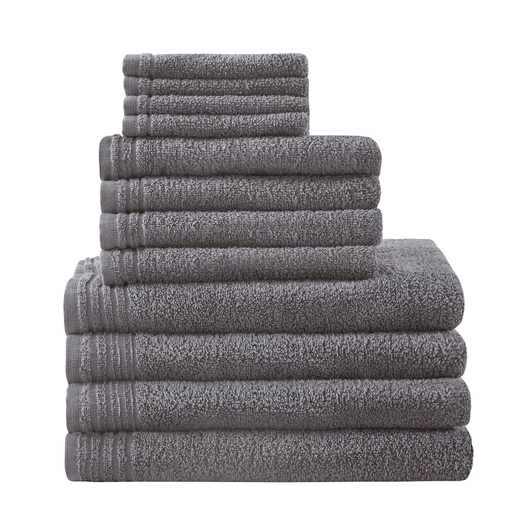 Big Bundle 100% Cotton Quick Dry 12 Piece Bath Towel Set