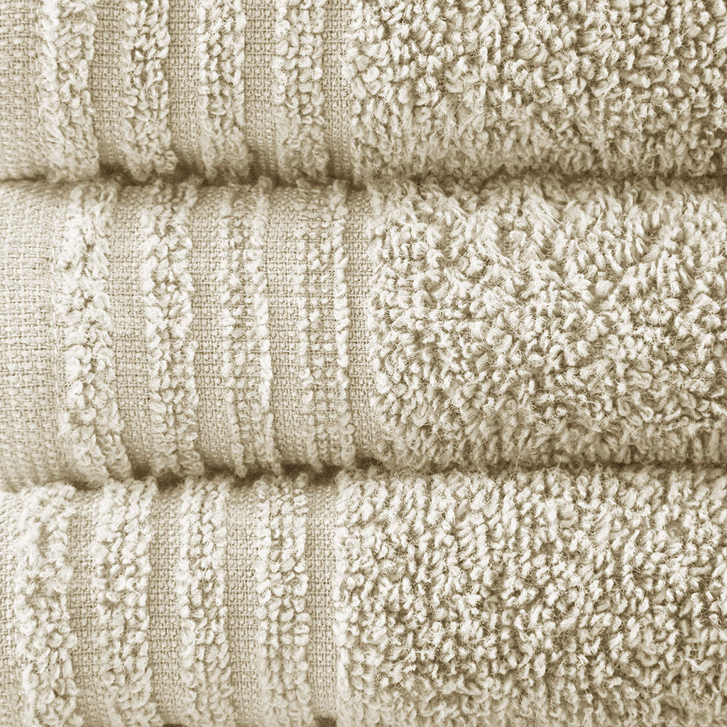 Big Bundle 100% Cotton Quick Dry 12 Piece Bath Towel Set