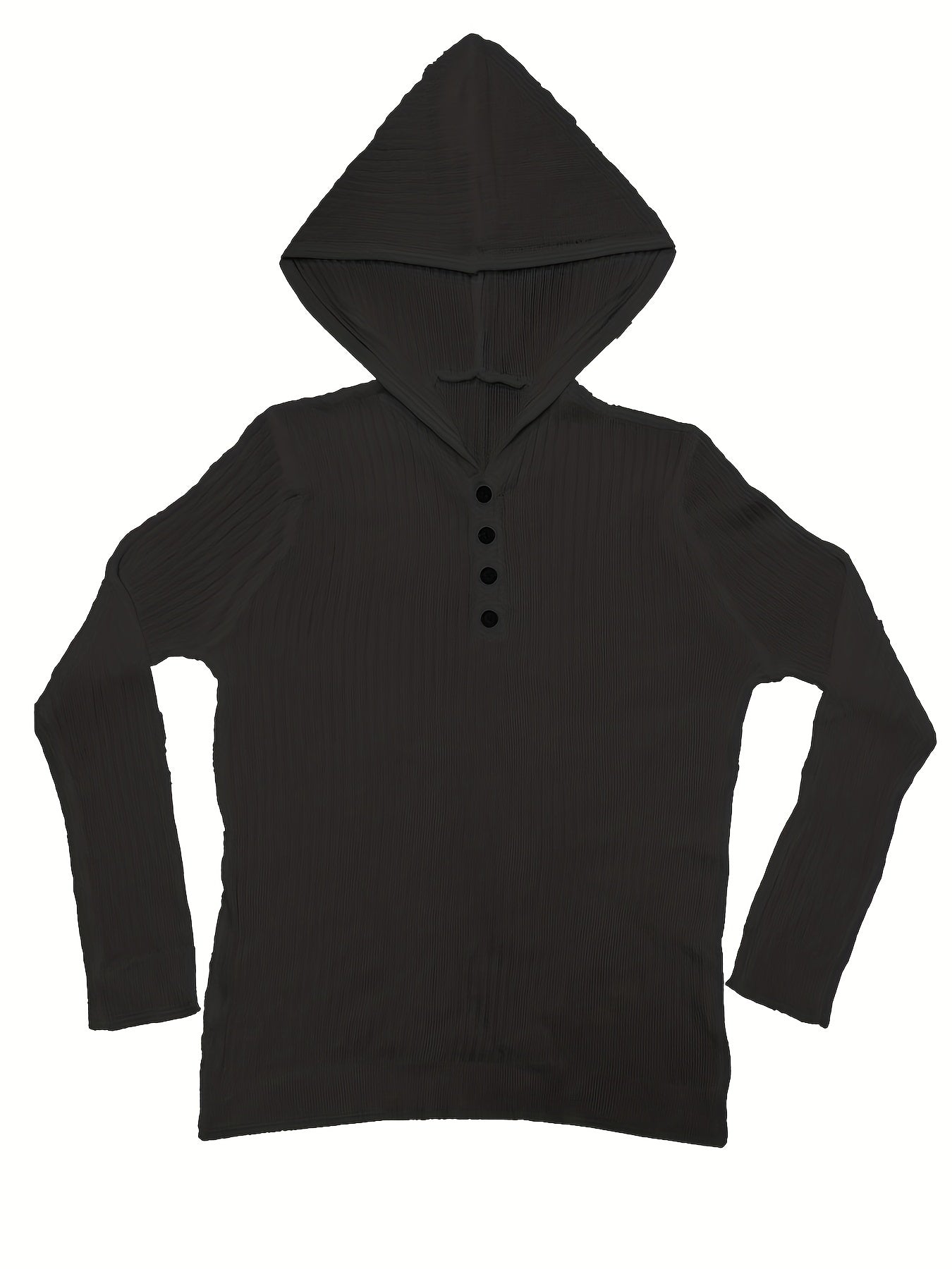 Long Sleeve Knitted Hoodies, Solid Casual Sweater, Women's Clothing