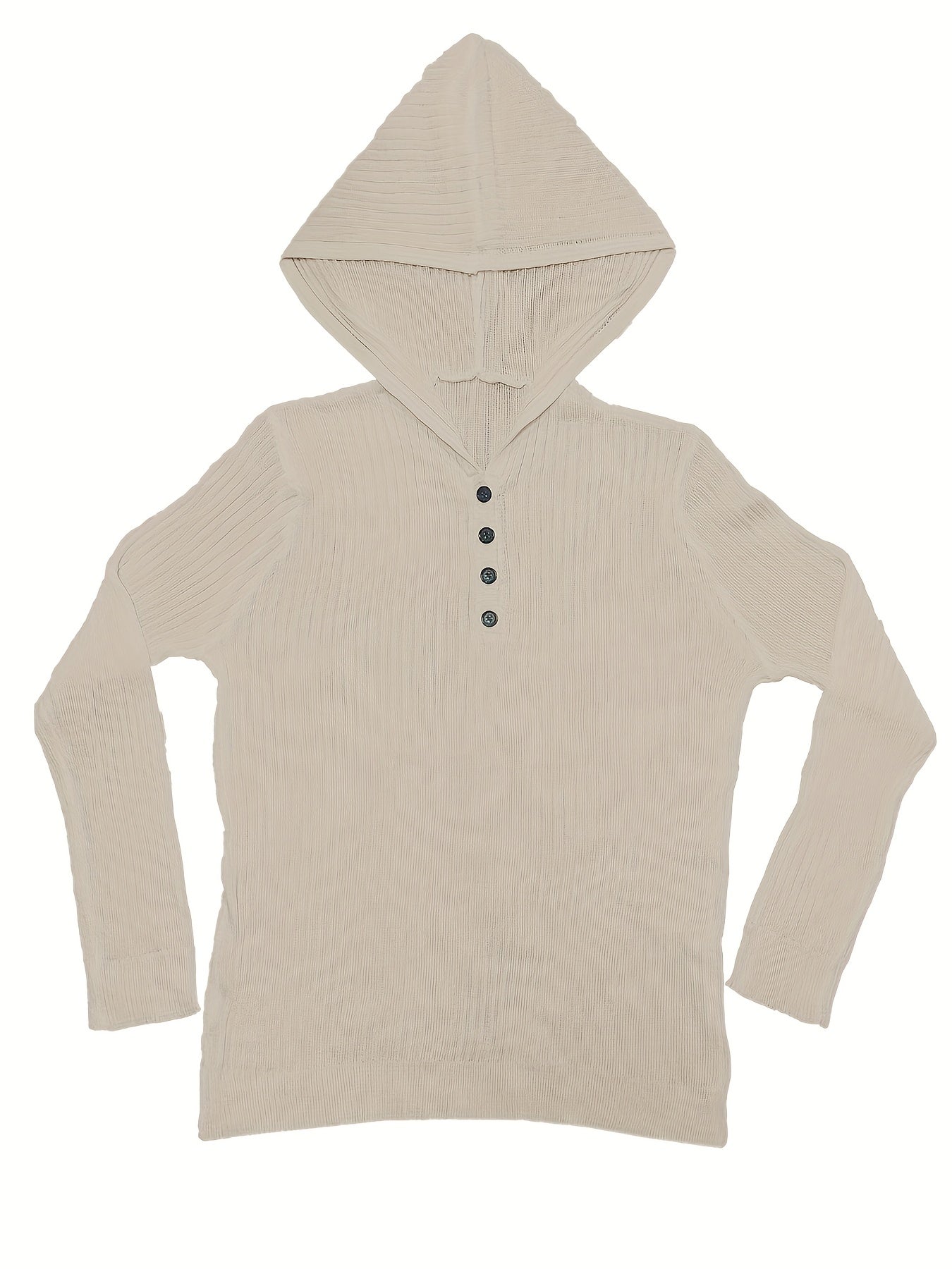Long Sleeve Knitted Hoodies, Solid Casual Sweater, Women's Clothing