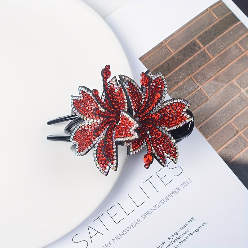 Elegant Flowers Hair Clips Claw Clips Hair Accessories For Girls