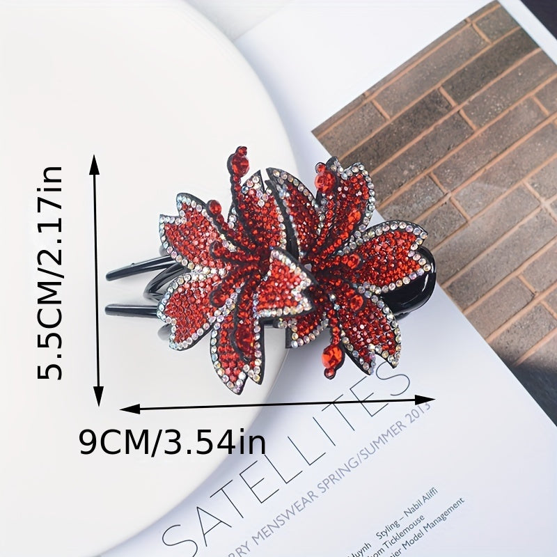 Elegant Flowers Hair Clips Claw Clips Hair Accessories For Girls