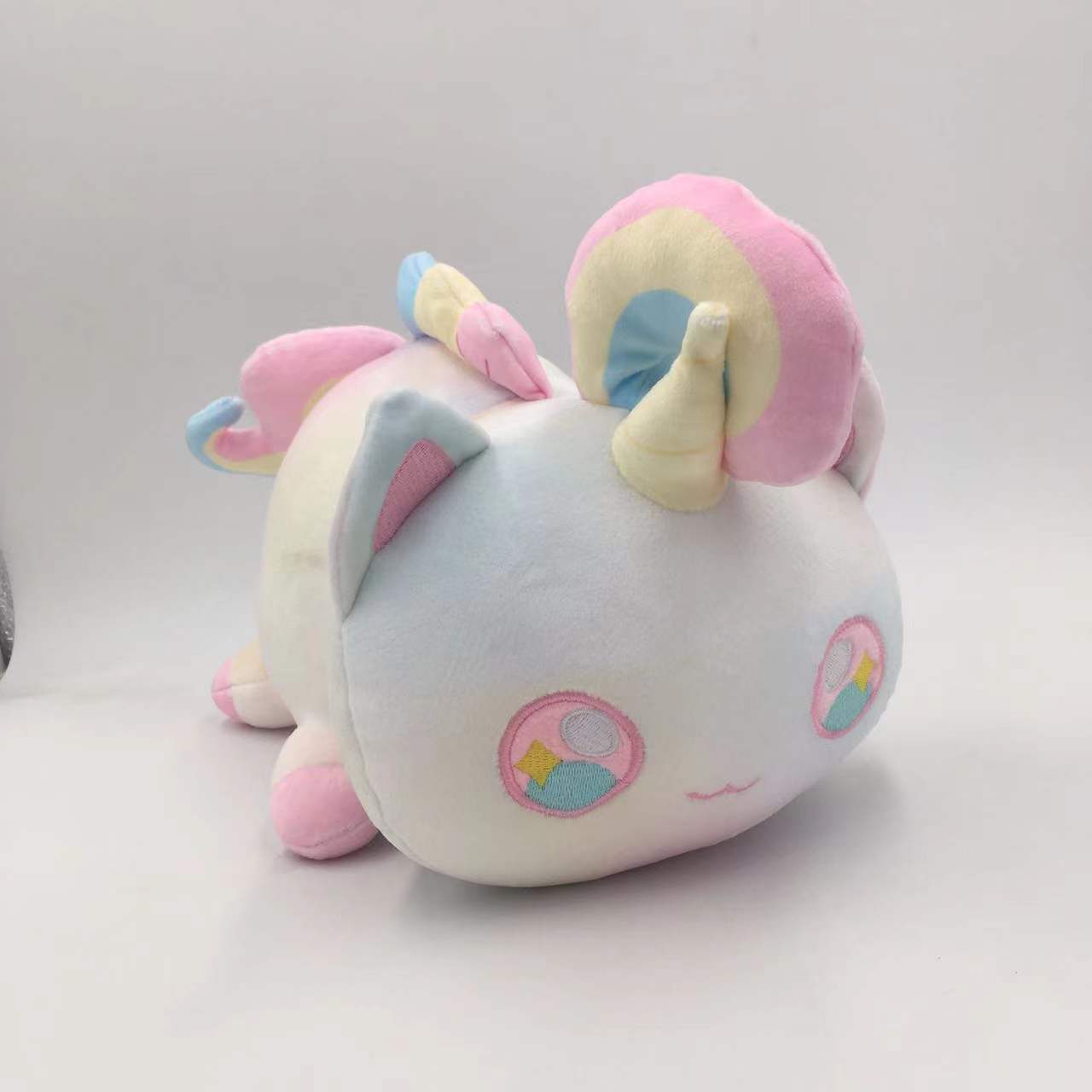 New Christmas Cat Doll Burger Strawberry Cake Cat Plush  Elk Toy Pillow