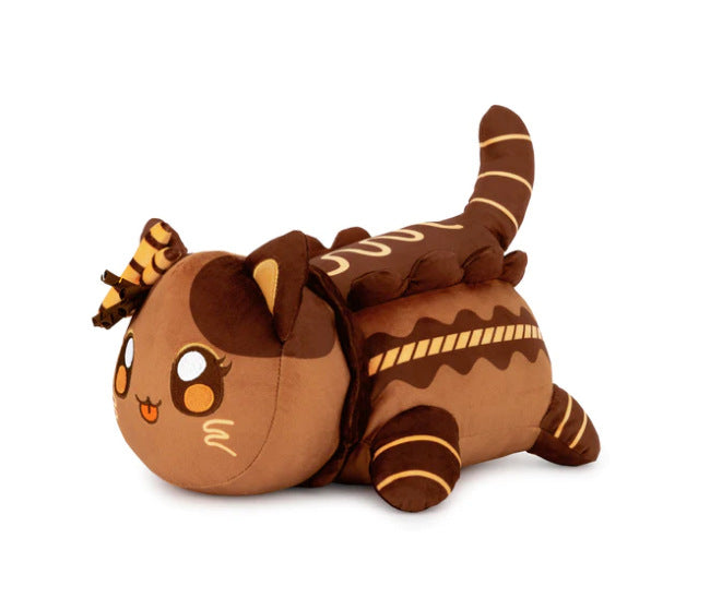 New Christmas Cat Doll Burger Strawberry Cake Cat Plush  Elk Toy Pillow