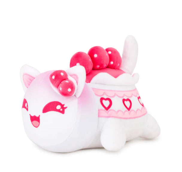 New Christmas Cat Doll Burger Strawberry Cake Cat Plush  Elk Toy Pillow