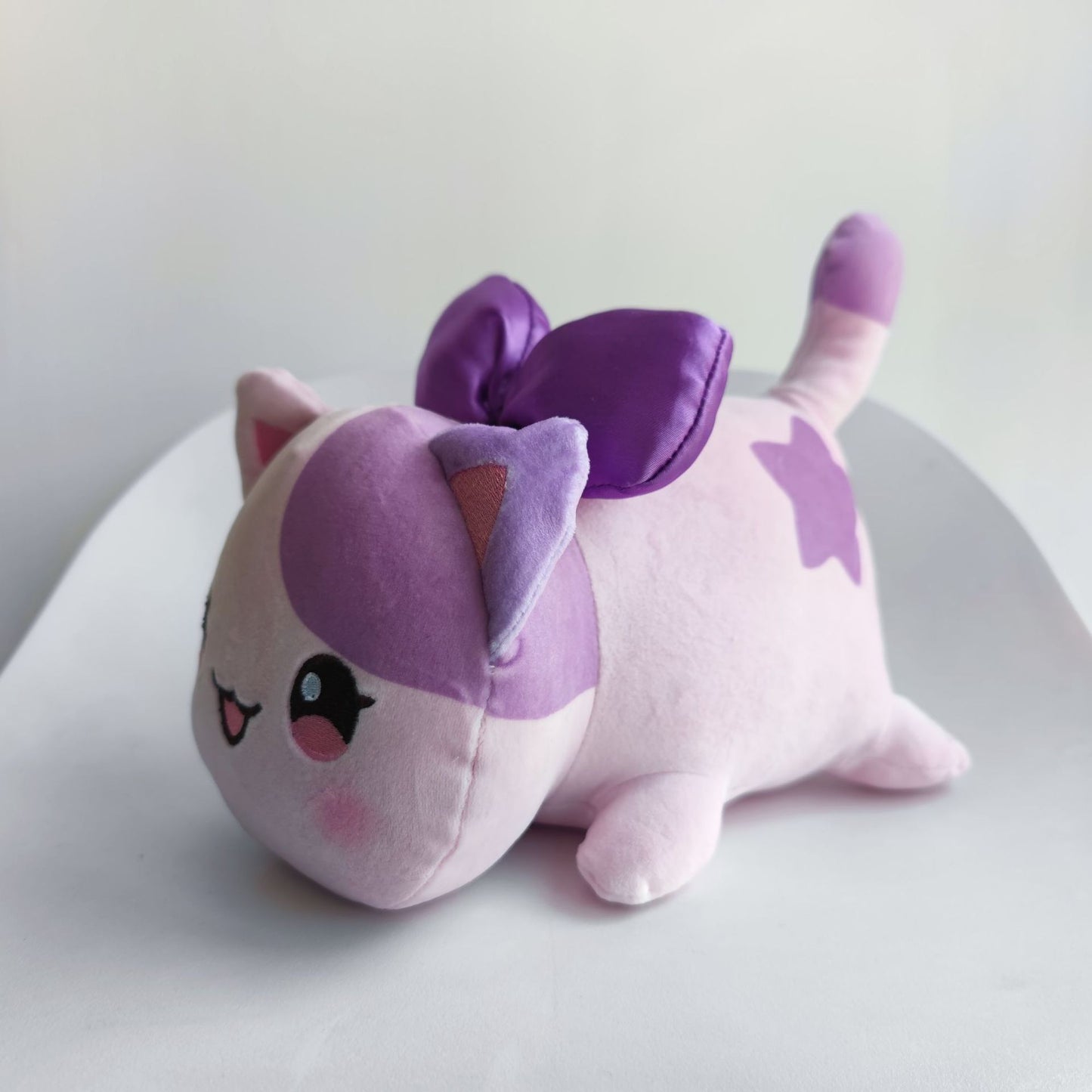 New Christmas Cat Doll Burger Strawberry Cake Cat Plush  Elk Toy Pillow