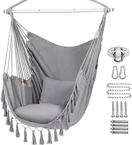 Hanging Chair Amazon Cross Border Outdoor Swing Garden Courtyard Rocking Chair With Cushion Outdoor As Canvas Hammock