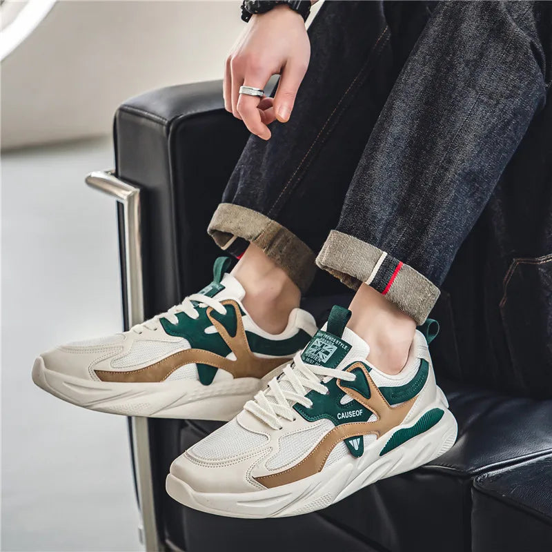 Men's Sneakers 2023 New Men's Running Shoes Outdoor Anti-skid Sports Running Shoes Fashion Men's Sports Shoes Basketball Shoes