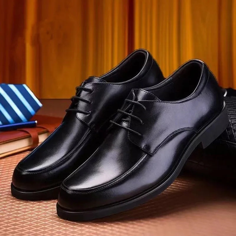 mens dress shoes Men's formal original leather italian skin shoes for men elegant Casual business Luxury Social male shoe