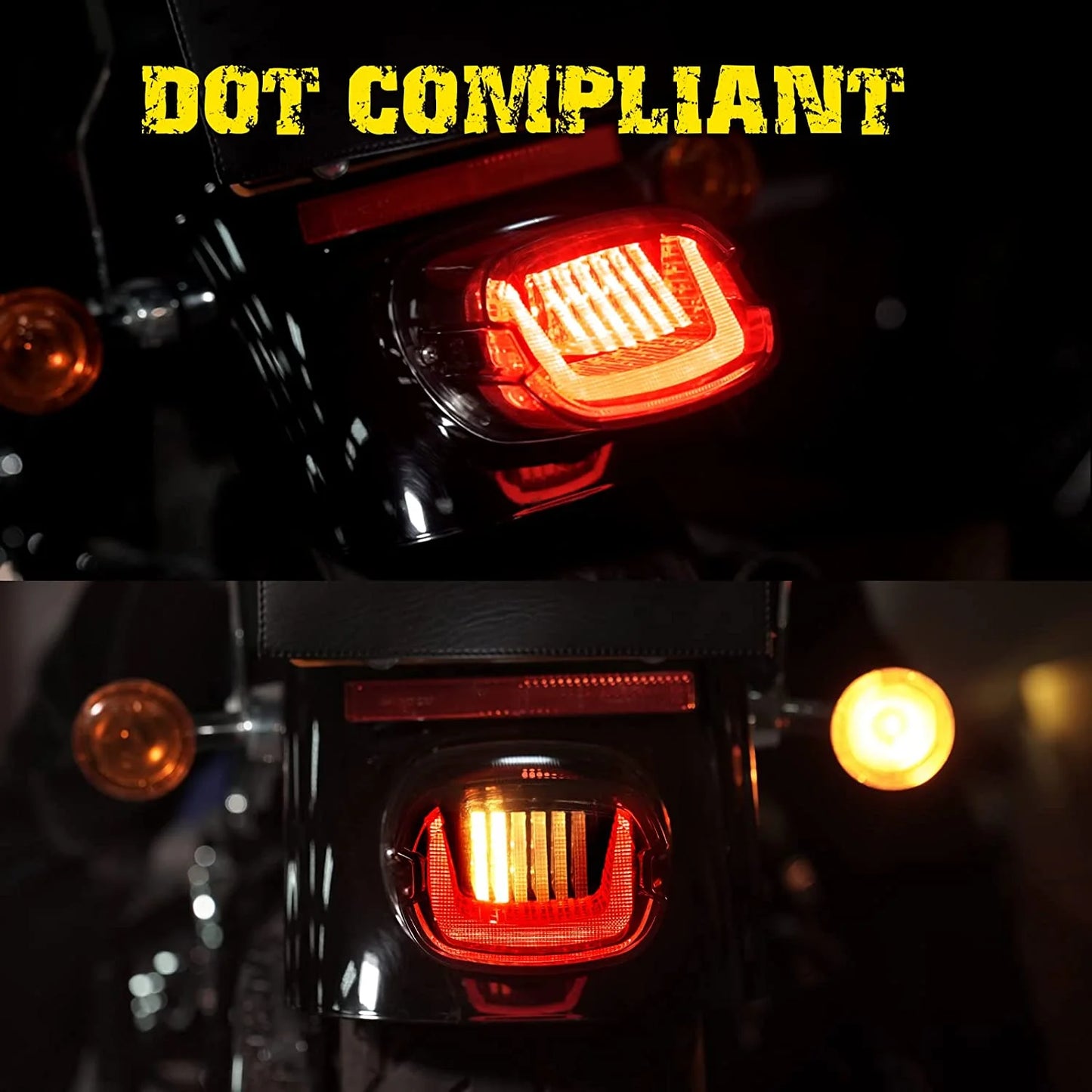 Harley Davidson Motorcycle LED Rear Brake Tail Light Turn Signal For Harley Sportster Dyna Softail Touring Road Glide Fatboy