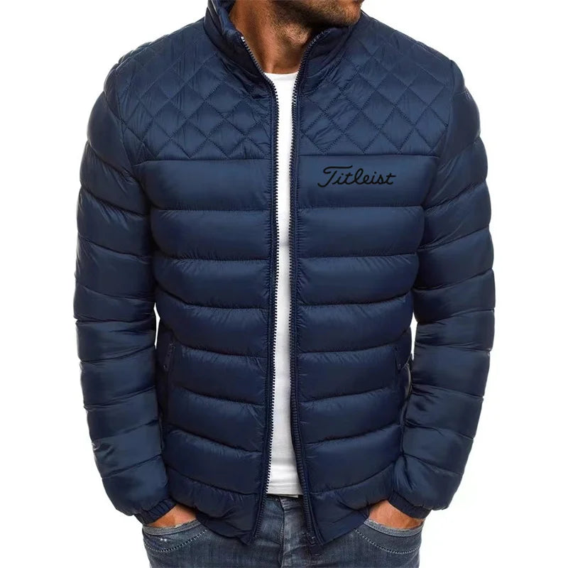 2023 new men's high-quality golf men's down jacket thin men's and women's cotton jacket loose cotton jacket large size down