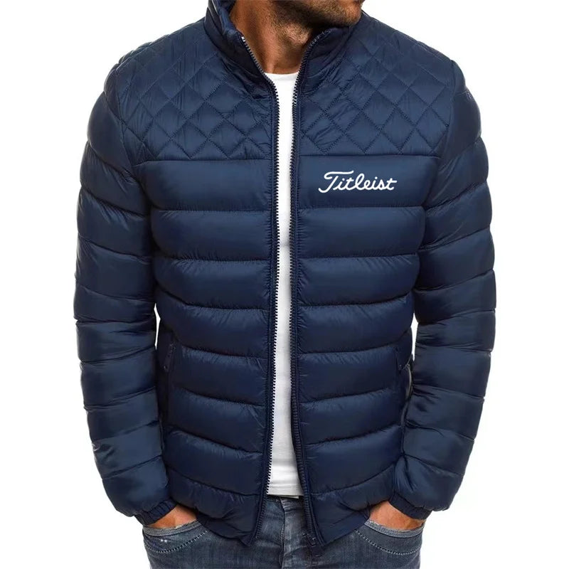 2023 new men's high-quality golf men's down jacket thin men's and women's cotton jacket loose cotton jacket large size down