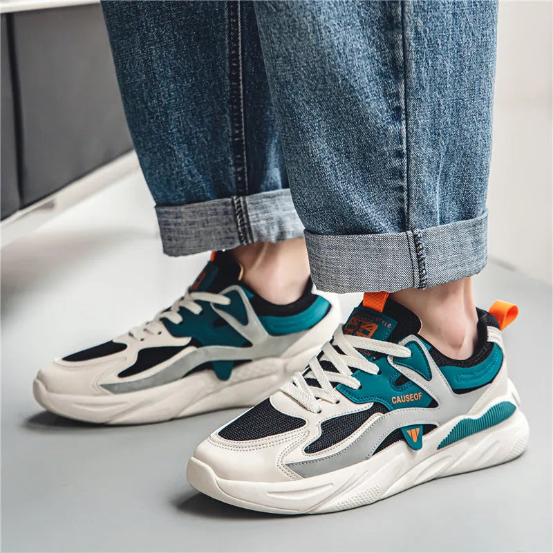 Men's Sneakers 2023 New Men's Running Shoes Outdoor Anti-skid Sports Running Shoes Fashion Men's Sports Shoes Basketball Shoes