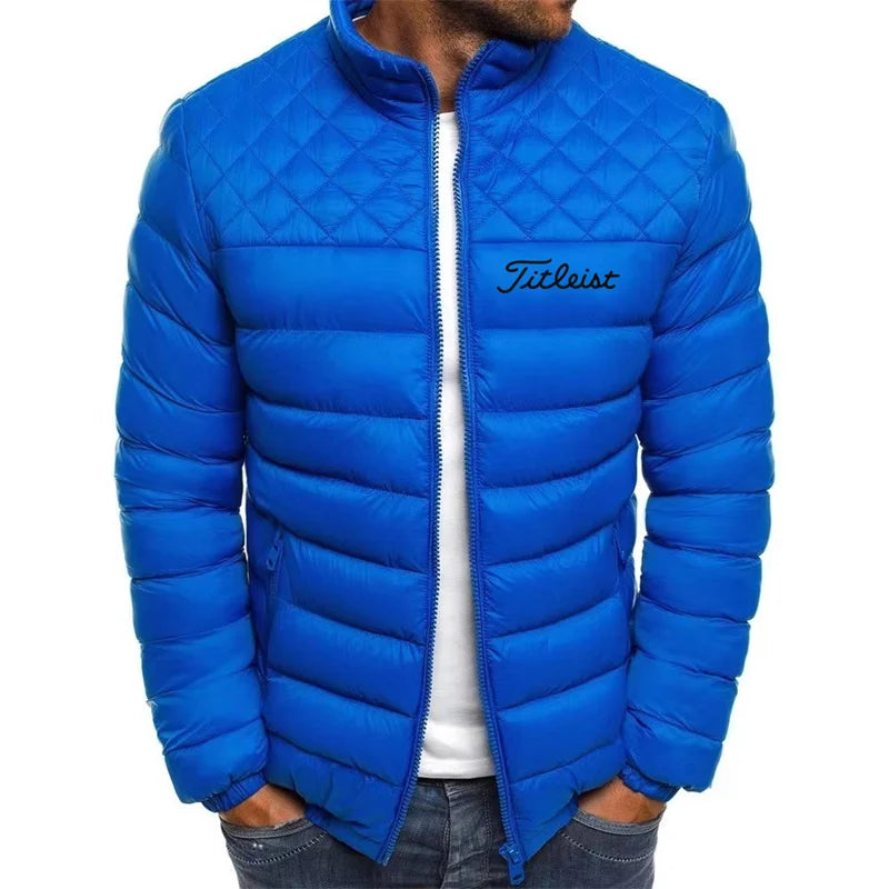 2023 new men's high-quality golf men's down jacket thin men's and women's cotton jacket loose cotton jacket large size down