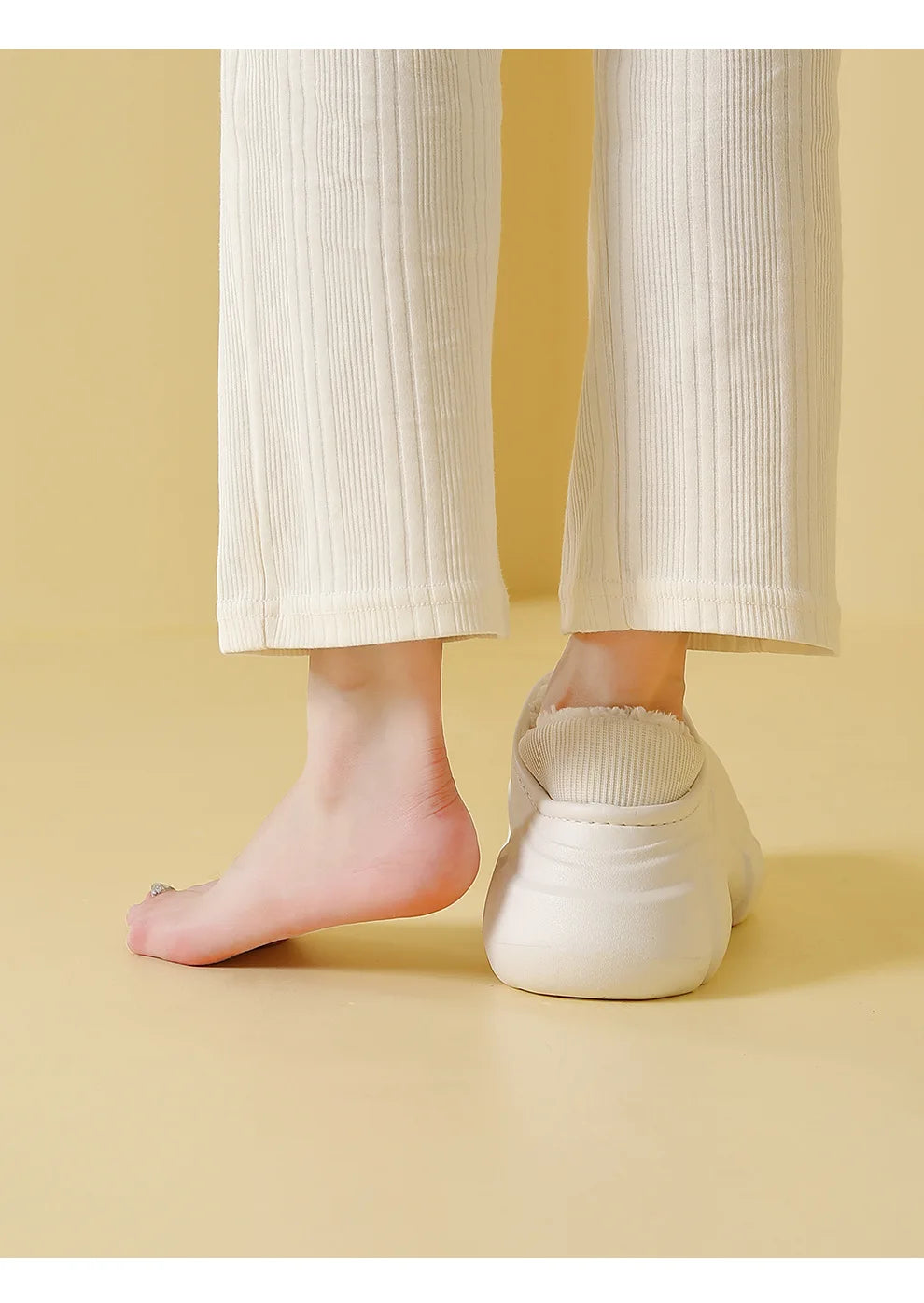 2023 New Fluffy Thick Sole Women's Slippers Super Soft and Cute Women's Winter Warm Indoor Shoes Anti Slip Couple Home Slippers