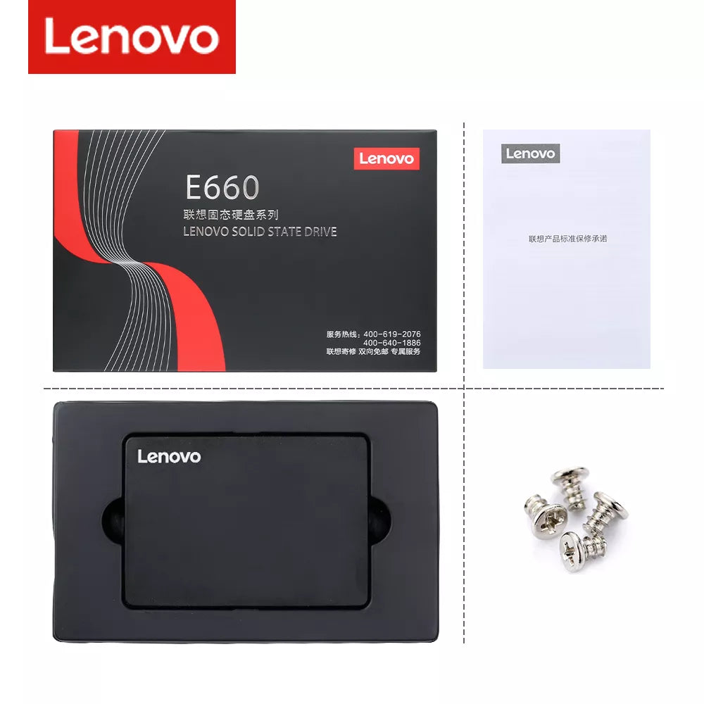 Lenovo SSD 240 GB 1TB 120GB 128GB 256GB 480GB 512GB 1 TB 2TB SATA 500GB Internal Solid State Drive Hard Disk for Laptop Desktop