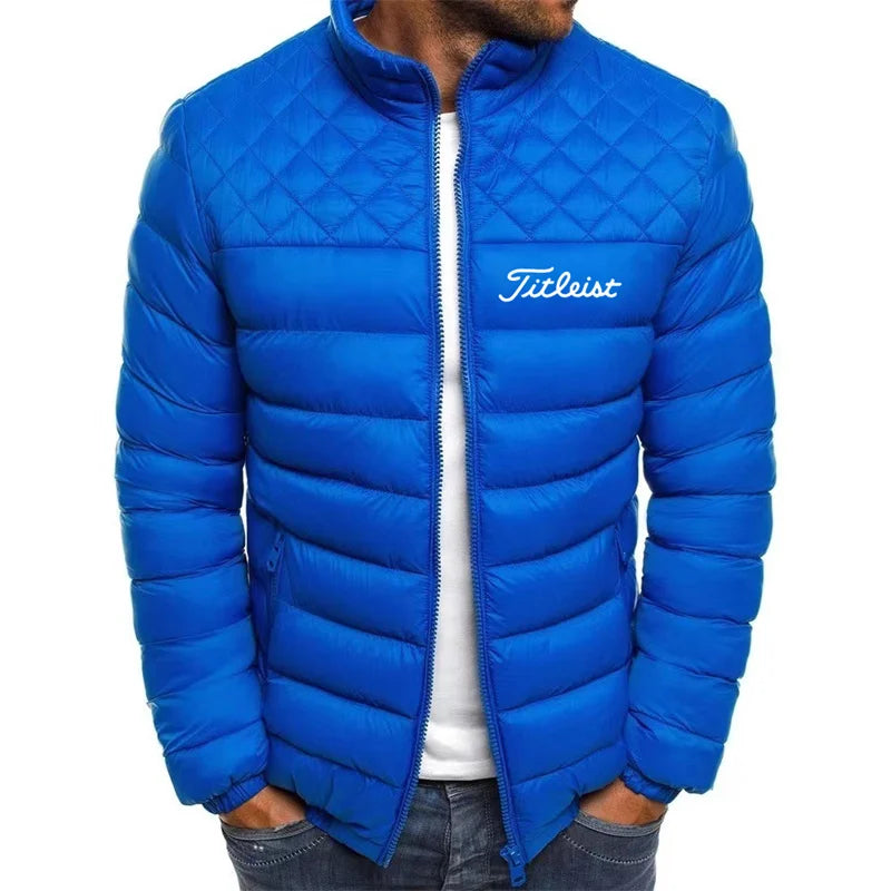 2023 new men's high-quality golf men's down jacket thin men's and women's cotton jacket loose cotton jacket large size down