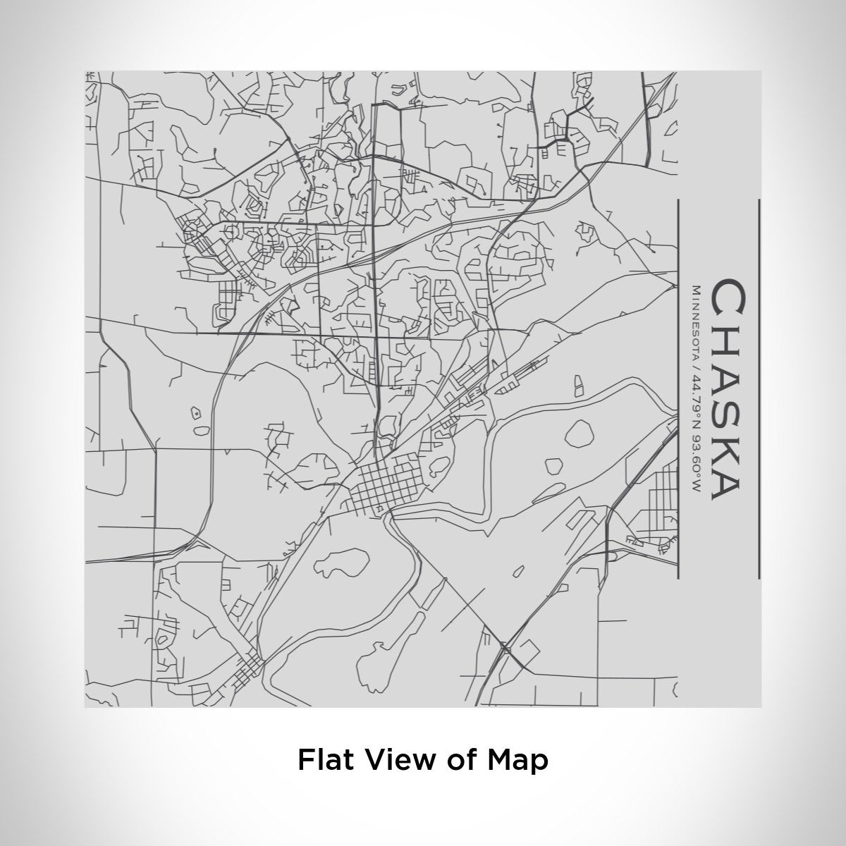 Chaska - Minnesota Engraved Map Tumbler