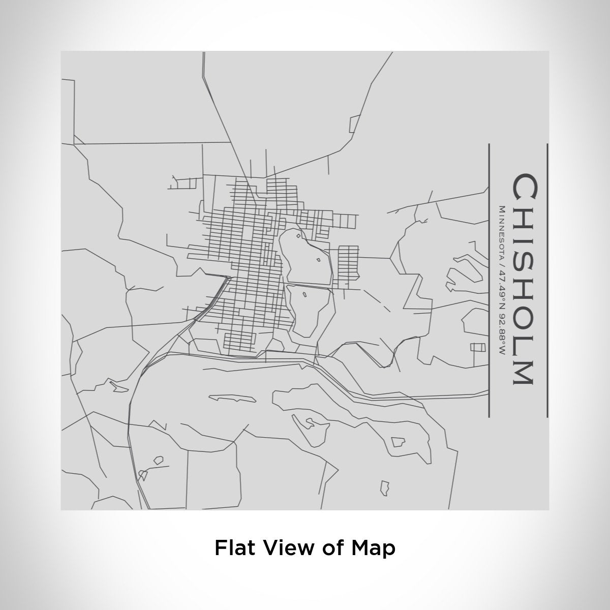 Chisholm - Minnesota Engraved Map Tumbler