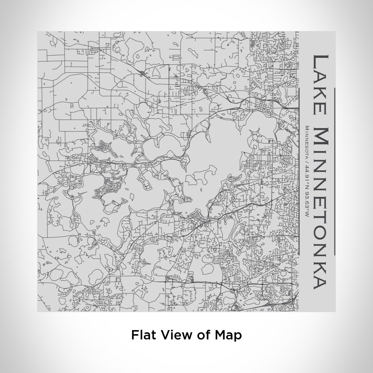 Lake Minnetonka - Minnesota Map Tumbler