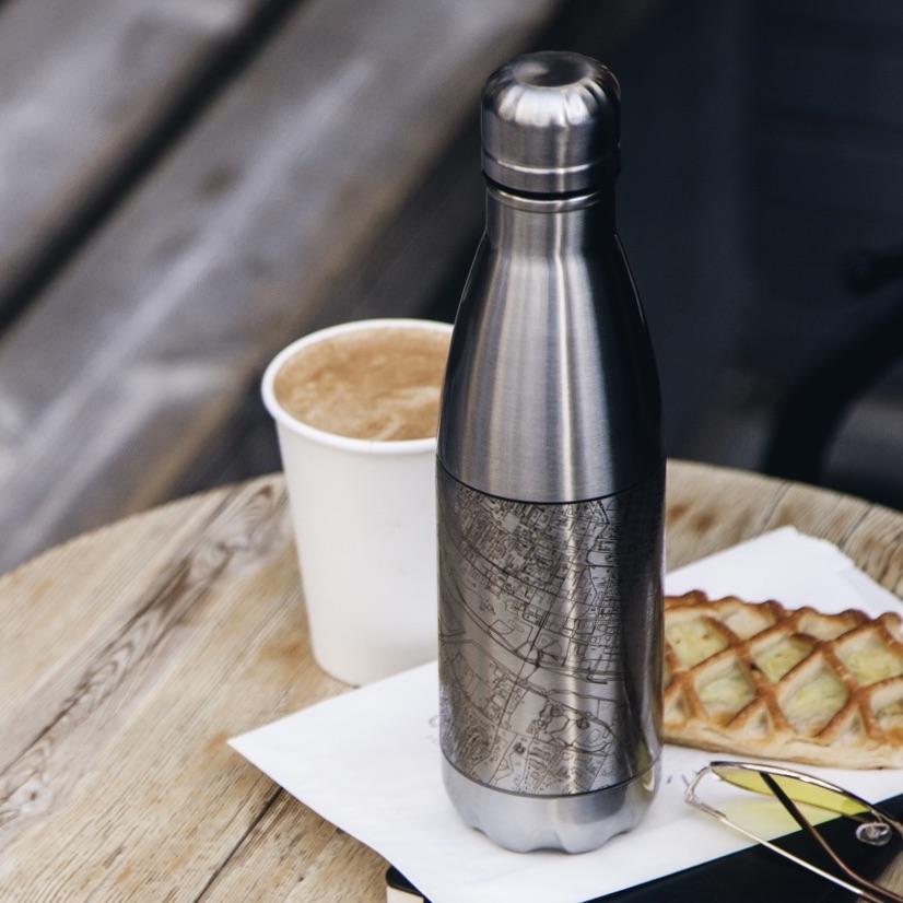 Minneapolis - Minnesota Map Insulated Bottle