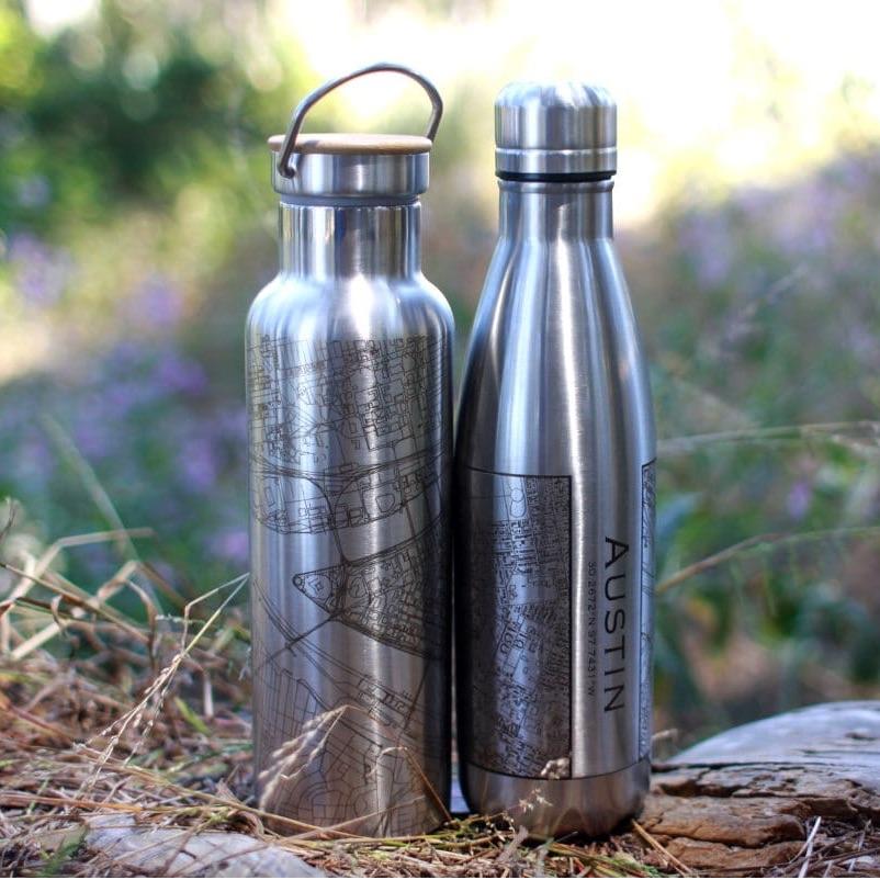 Minneapolis - Minnesota Map Insulated Bottle