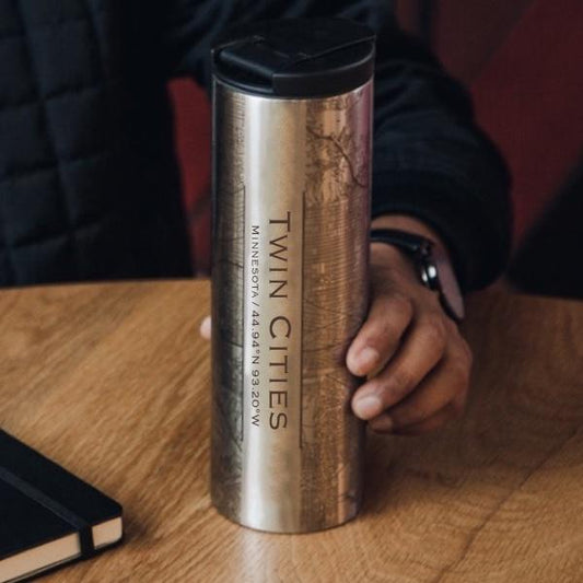Twin Cities - Minnesota Map Tumbler
