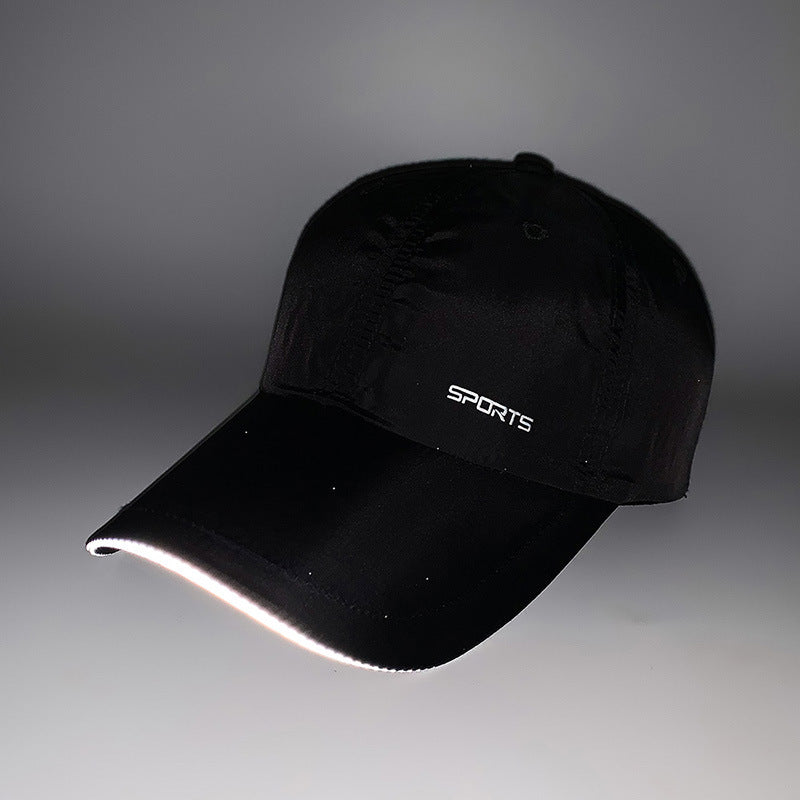 Outdoor Hats For Men And Women, Summer Outdoor Mountaineering, Sun Protection And Visor, Anti-mosquito, Luminous Fishing Hat, Quick-drying Morning Running Hat