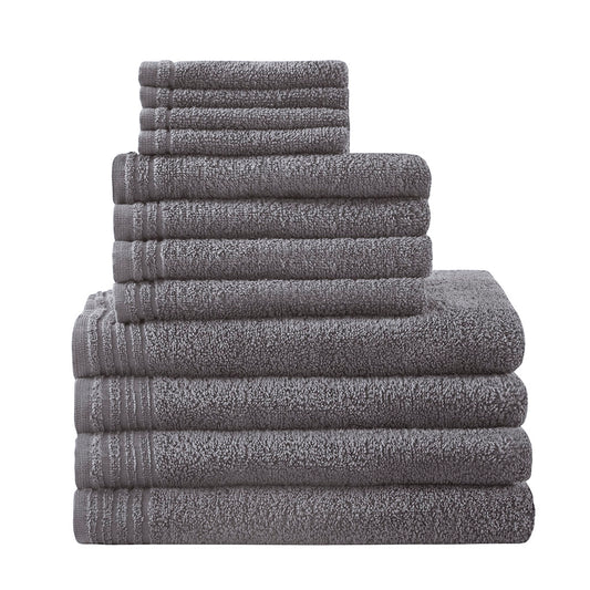 Big Bundle 100% Cotton Quick Dry 12 Piece Bath Towel Set