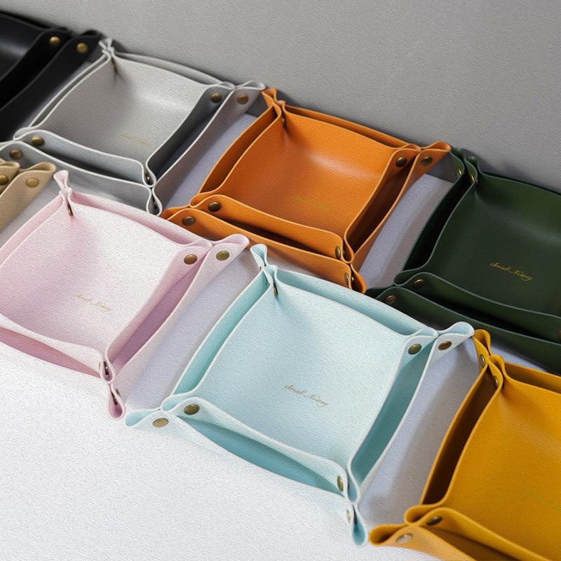 Nordic Ins Leather Storage Box Desktop Storage