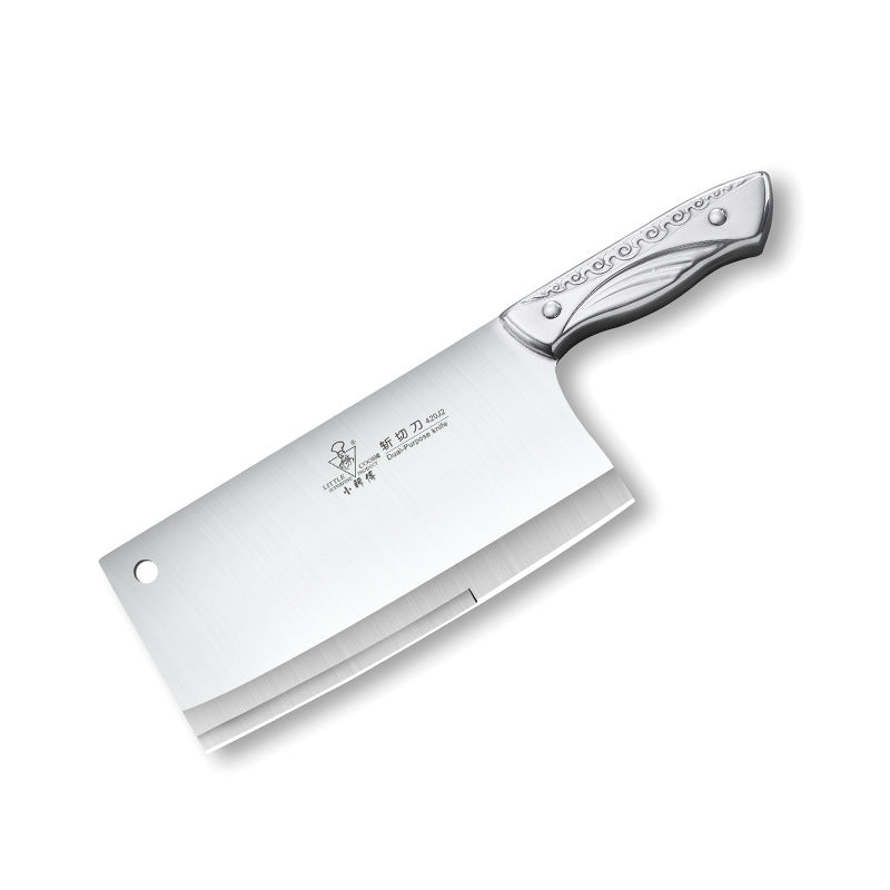 Small Master Stainless Steel All-steel Knife Chopping Bones And Meat Slices Kitchen Knife Household Chef&amp;#039;s Room Knives Sharp All-steel Kitchen Knife