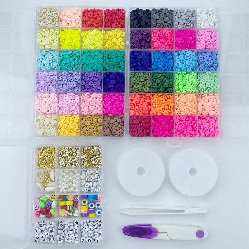 12,000 Pieces Of Clay Beads, Soft Clay Pieces, Soft Clay Bead Sets, Decorations, Bracelets, DIY Accessories