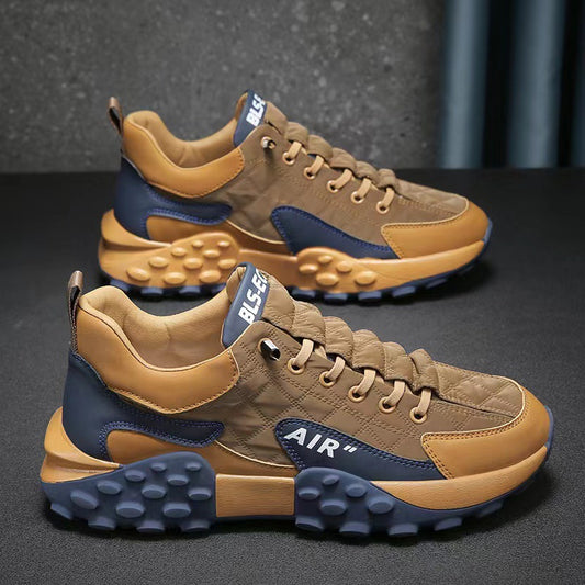 Thick-soled Daddy Shoes Men's 2023 Spring Korean Version Comfortable Running Forrest Gump Shoes Low Top Fashion Breathable Sports Shoes Men