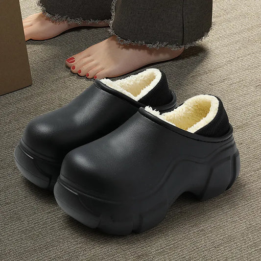 2023 New Fluffy Thick Sole Women's Slippers Super Soft and Cute Women's Winter Warm Indoor Shoes Anti Slip Couple Home Slippers